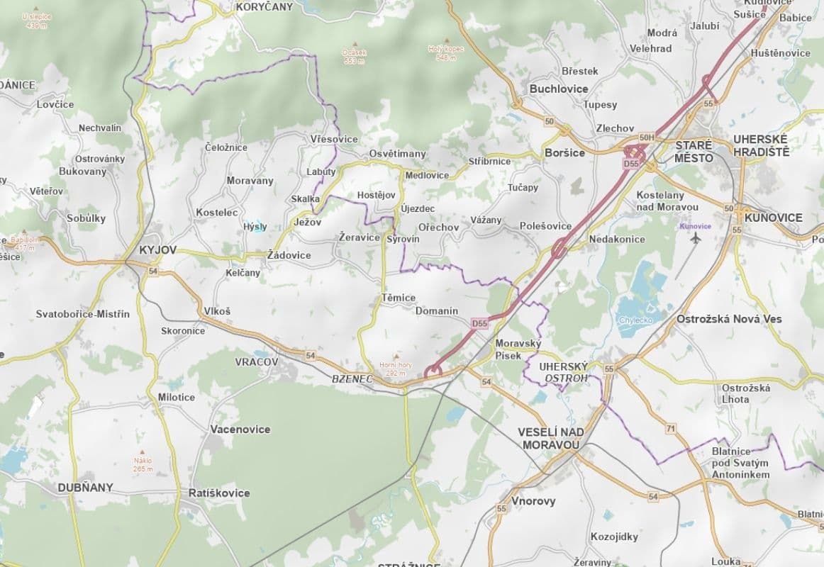 Prodej pozemku 625 m², Hýsly, Jihomoravský kraj Prodej pozemku 625 m², Hýsly, Jihomoravský kraj