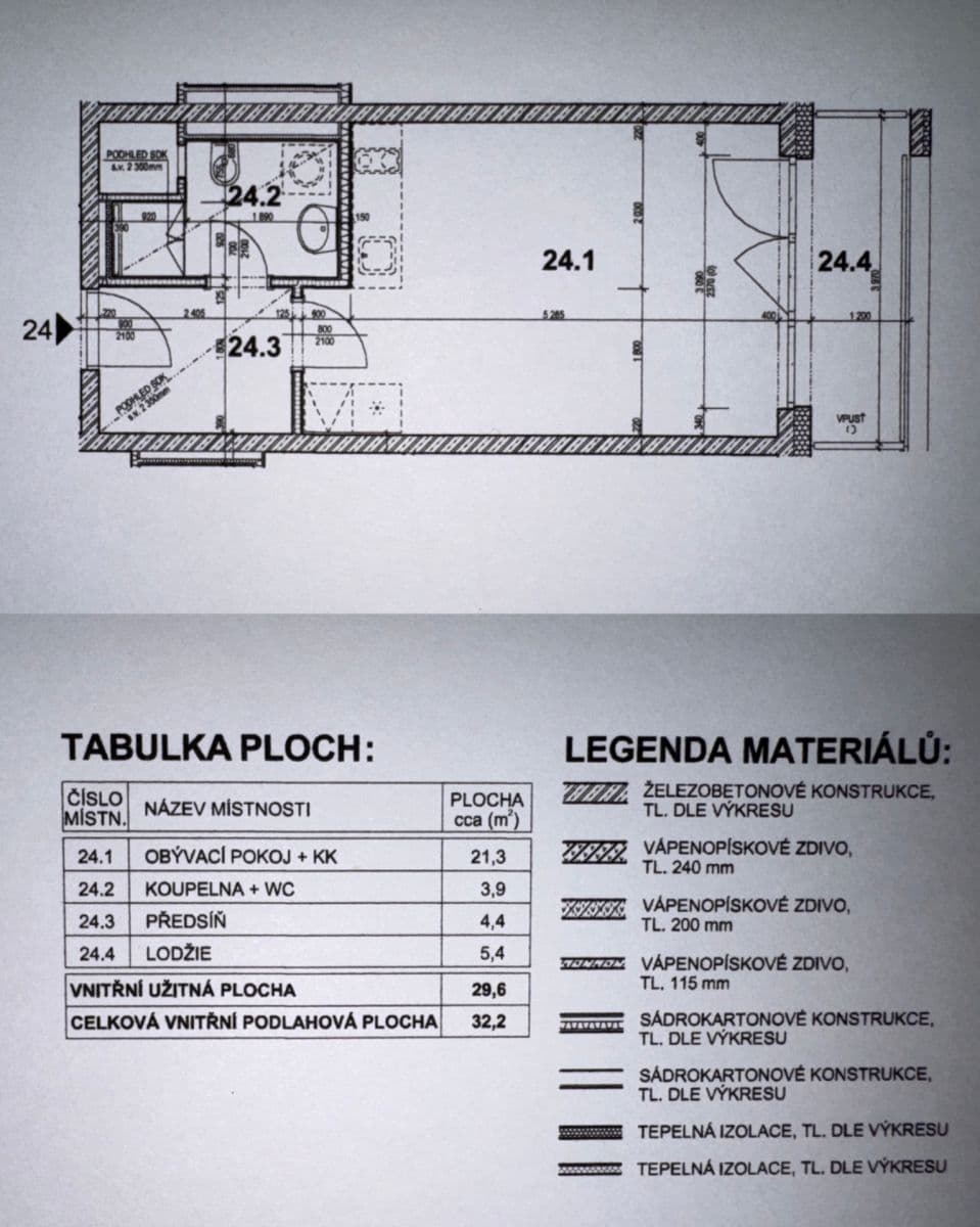 Pronájem bytu 1+kk 30 m², Poděbradská, Praha, Praha Pronájem bytu 1+kk 30 m², Poděbradská, Praha, Praha