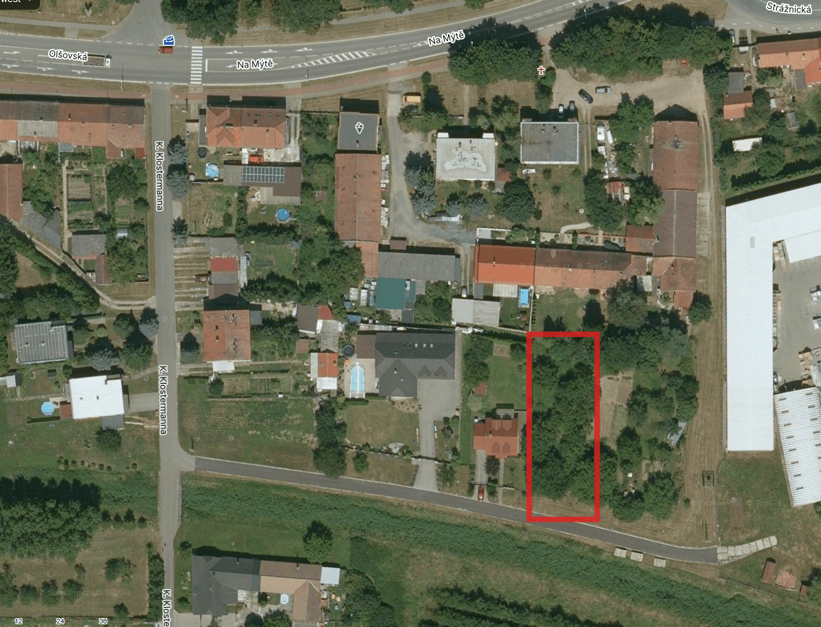 Prodej pozemku 877 m², K. Klostermanna, Bzenec, Jihomoravský kraj Prodej pozemku 877 m², K. Klostermanna, Bzenec, Jihomoravský kraj