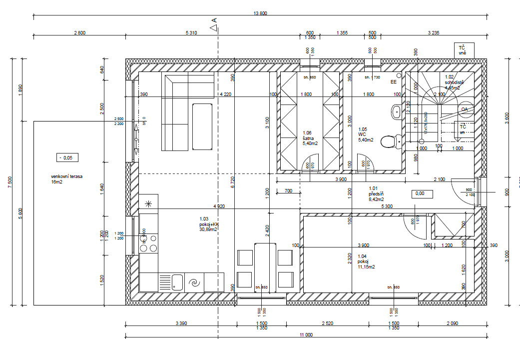 Prodej domu 132 m², pozemek 512 m², Hlavní, Chrustenice, Středočeský kraj Prodej domu 132 m², pozemek 512 m², Hlavní, Chrustenice, Středočeský kraj