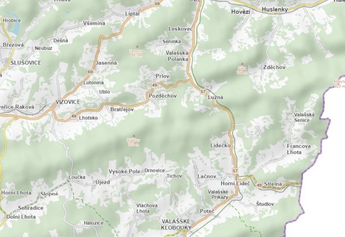 Prodej pozemku 2.066 m², Prlov, Zlínský kraj Prodej pozemku 2.066 m², Prlov, Zlínský kraj