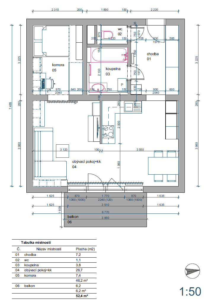 Pronájem bytu 1+1 46 m², T. G. Masaryka, Horoměřice, Středočeský kraj Pronájem bytu 1+1 46 m², T. G. Masaryka, Horoměřice, Středočeský kraj