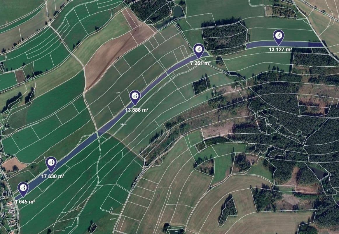 Prodej pozemku 54.715 m², Horní Radouň, Jihočeský kraj Prodej pozemku 54.715 m², Horní Radouň, Jihočeský kraj