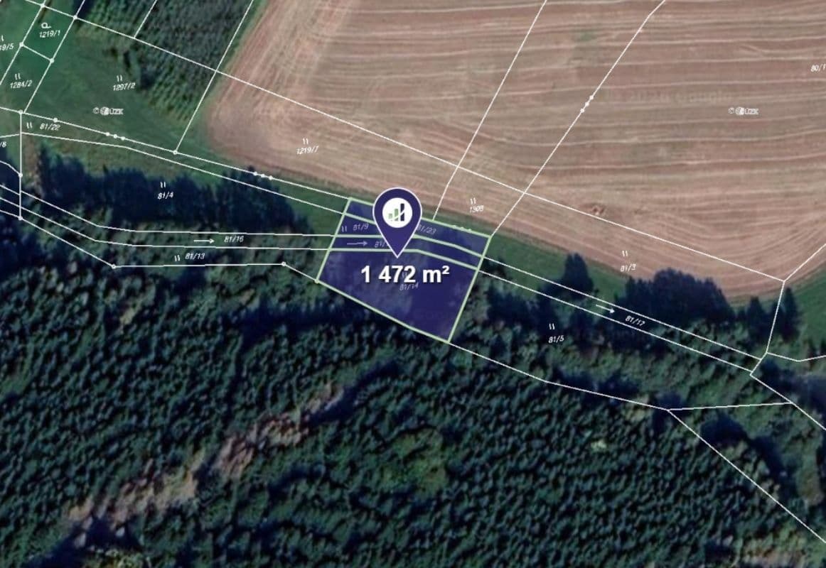 Prodej pozemku 54.715 m², Horní Radouň, Jihočeský kraj Prodej pozemku 54.715 m², Horní Radouň, Jihočeský kraj