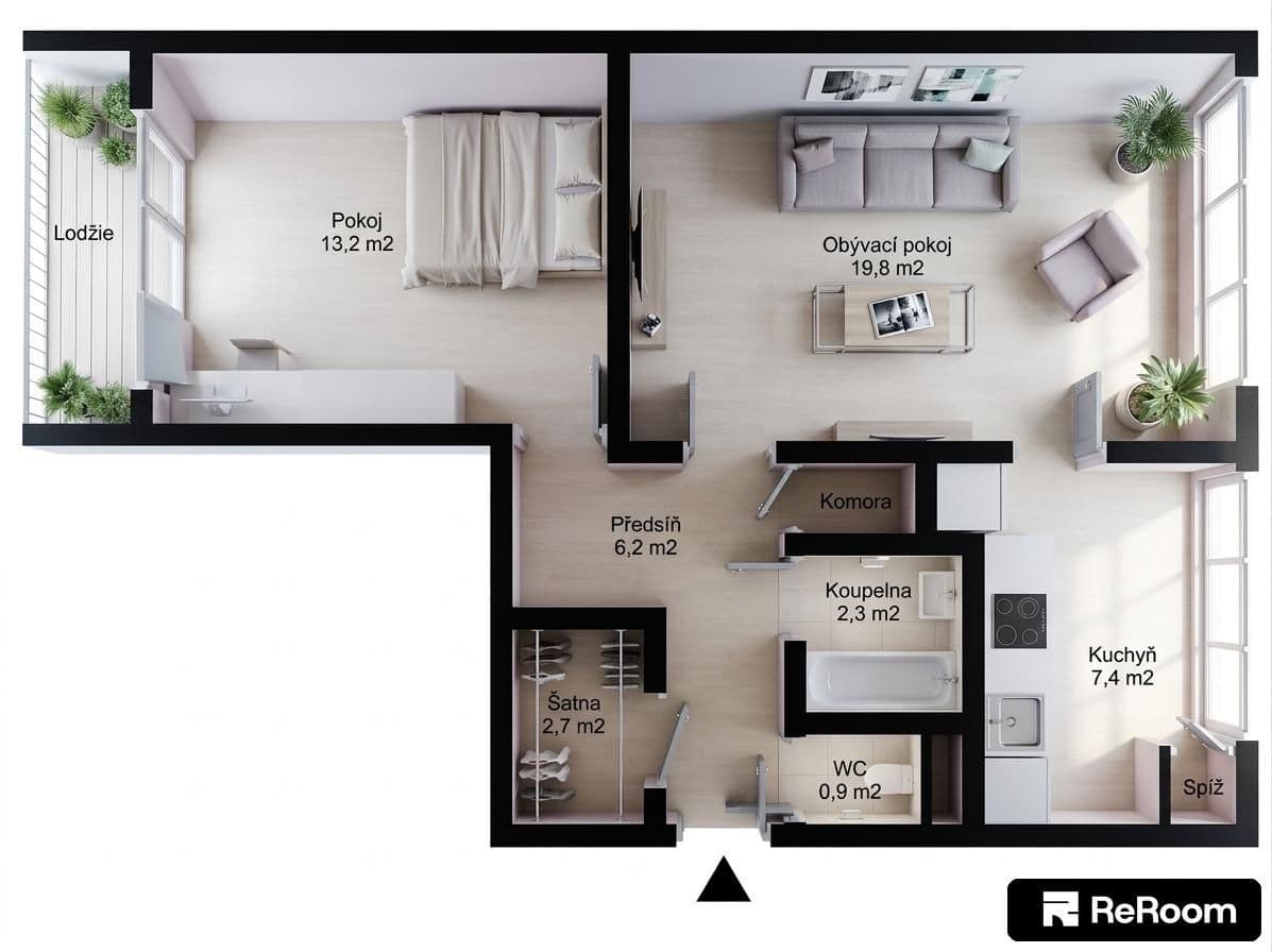 Pronájem bytu 2+1 60 m², Dělnická, Kolín, Středočeský kraj Pronájem bytu 2+1 60 m², Dělnická, Kolín, Středočeský kraj