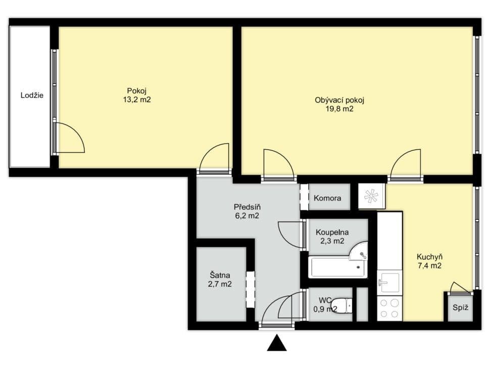 Pronájem bytu 2+1 60 m², Dělnická, Kolín, Středočeský kraj Pronájem bytu 2+1 60 m², Dělnická, Kolín, Středočeský kraj