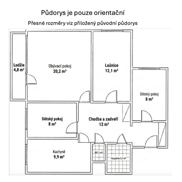 Prodej bytu 4+1 75 m², Spodní, Brno, Jihomoravský kraj Prodej bytu 4+1 75 m², Spodní, Brno, Jihomoravský kraj