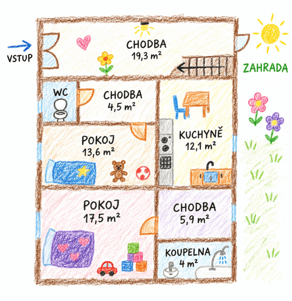 Pronájem bytu 2+1 57 m², Jundrovská, Brno, Jihomoravský kraj Pronájem bytu 2+1 57 m², Jundrovská, Brno, Jihomoravský kraj
