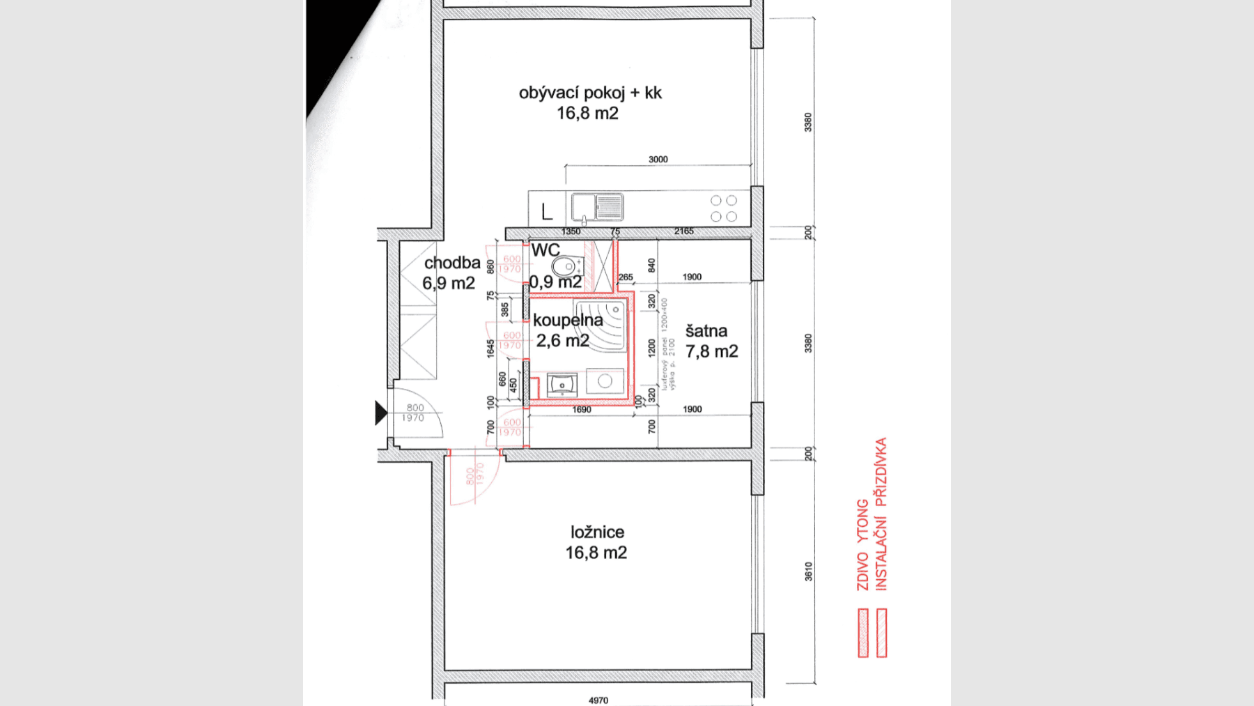 Pronájem bytu 3+kk 54 m², Peštukova, Praha, Praha Pronájem bytu 3+kk 54 m², Peštukova, Praha, Praha