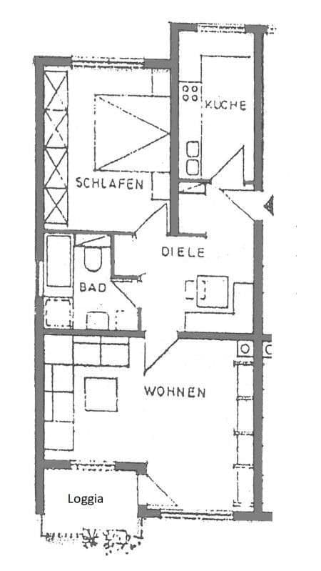 Pronájem bytu 2+1 61 m², Happurger Straße 4, Nürnberg, Bavorsko Pronájem bytu 2+1 61 m², Happurger Straße 4, Nürnberg, Bavorsko