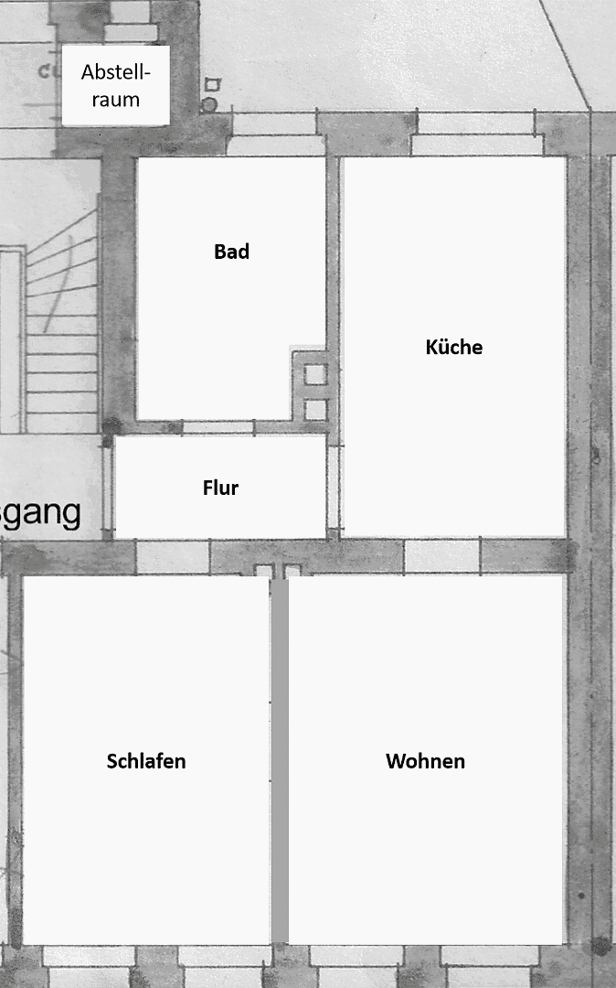 Pronájem bytu 2+1 55 m², Gutenbergstrasse 25, Fürth, Bavorsko Pronájem bytu 2+1 55 m², Gutenbergstrasse 25, Fürth, Bavorsko
