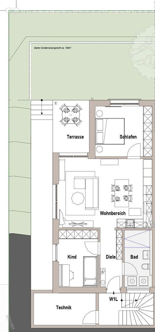 Prodej bytu 3+1 72 m², Goethestrasse 5, Affalterbach, Bádensko-Württembersko Prodej bytu 3+1 72 m², Goethestrasse 5, Affalterbach, Bádensko-Württembersko