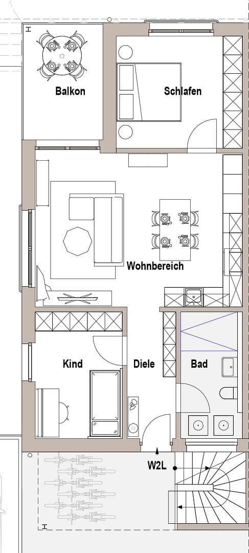 Prodej bytu 3+1 72 m², Goethestrasse 5, Affalterbach, Bádensko-Württembersko Prodej bytu 3+1 72 m², Goethestrasse 5, Affalterbach, Bádensko-Württembersko