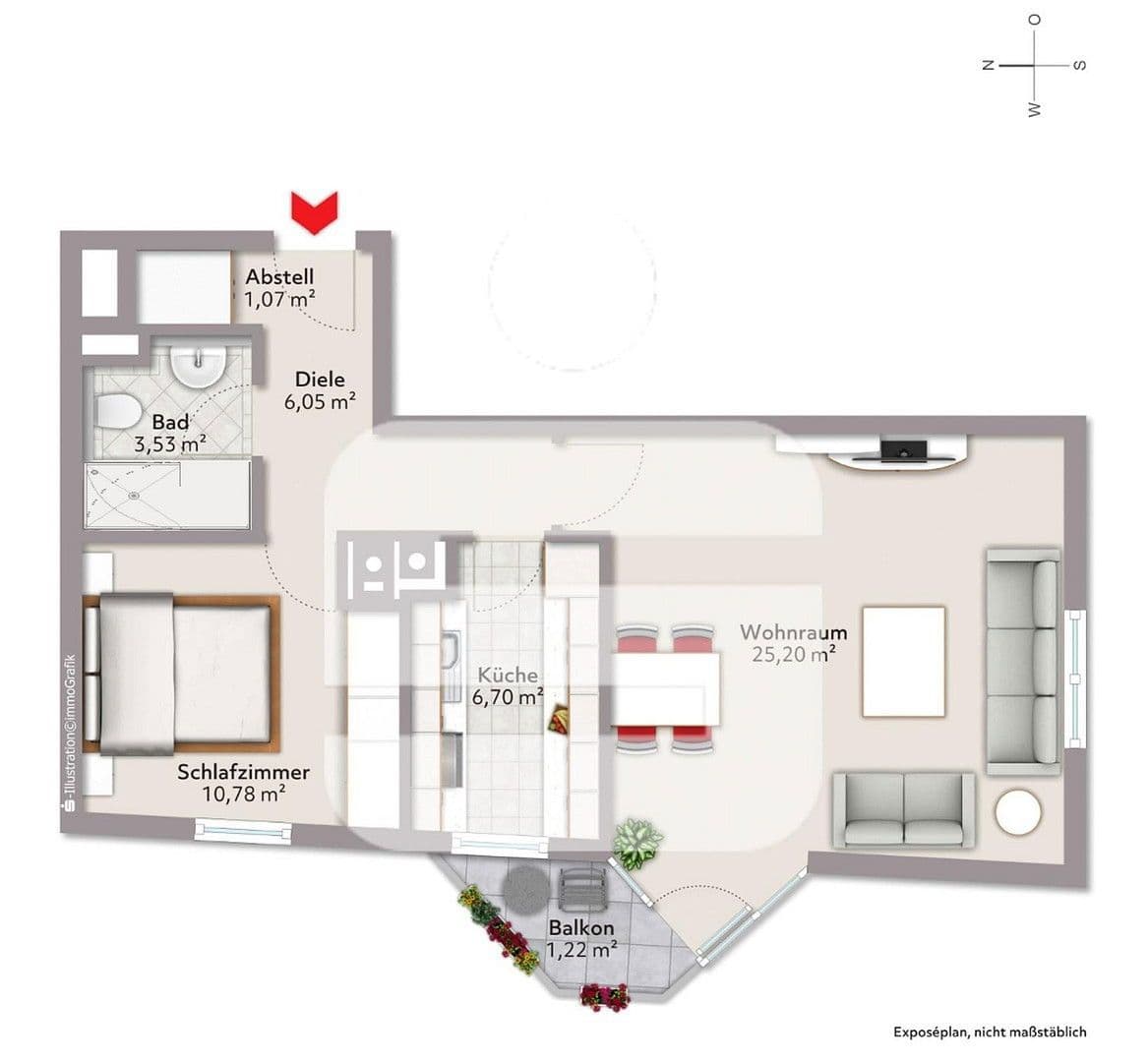 Prodej bytu 2+1 56 m², München, Bavorsko Prodej bytu 2+1 56 m², München, Bavorsko