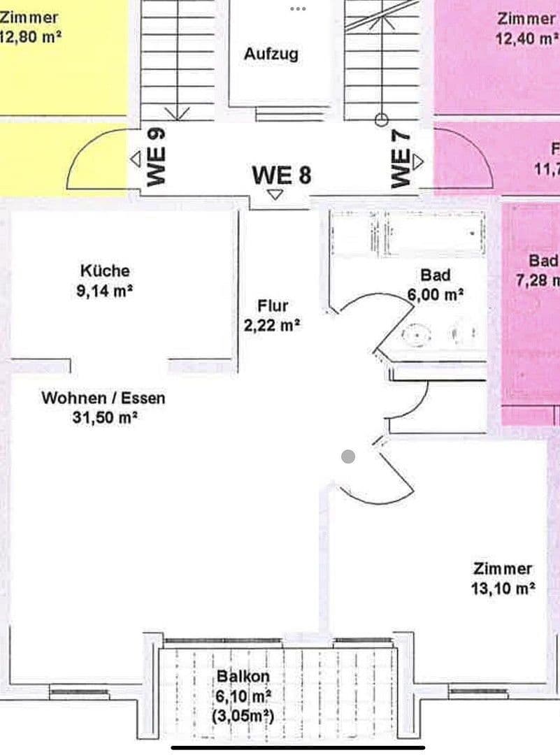 Pronájem bytu 2+1 65 m², Frankfurt am Main, Hessen Pronájem bytu 2+1 65 m², Frankfurt am Main, Hessen