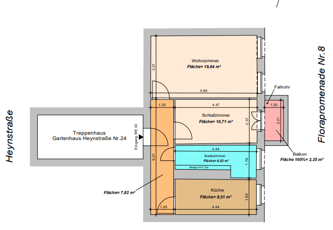 Prodej bytu 2+1 55 m², Heynstr. 24, Berlin, Berlín Prodej bytu 2+1 55 m², Heynstr. 24, Berlin, Berlín