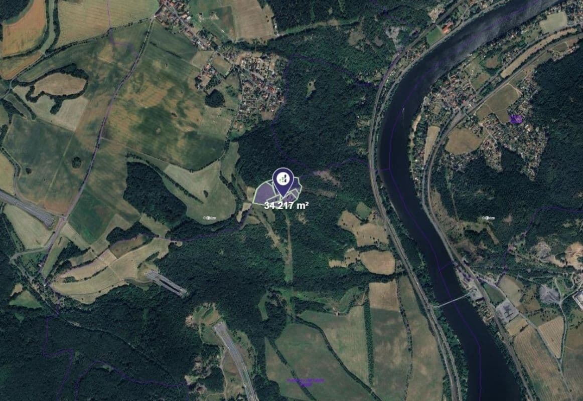 Prodej pozemku 34.217 m², Prackovice nad Labem, Ústecký kraj Prodej pozemku 34.217 m², Prackovice nad Labem, Ústecký kraj