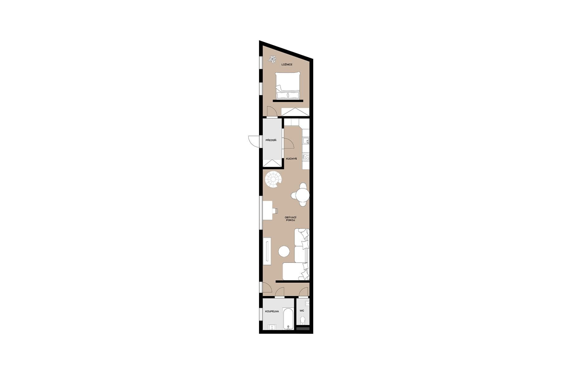 Prodej bytu 2+kk 114 m², Slavojova, Praha, Praha Prodej bytu 2+kk 114 m², Slavojova, Praha, Praha