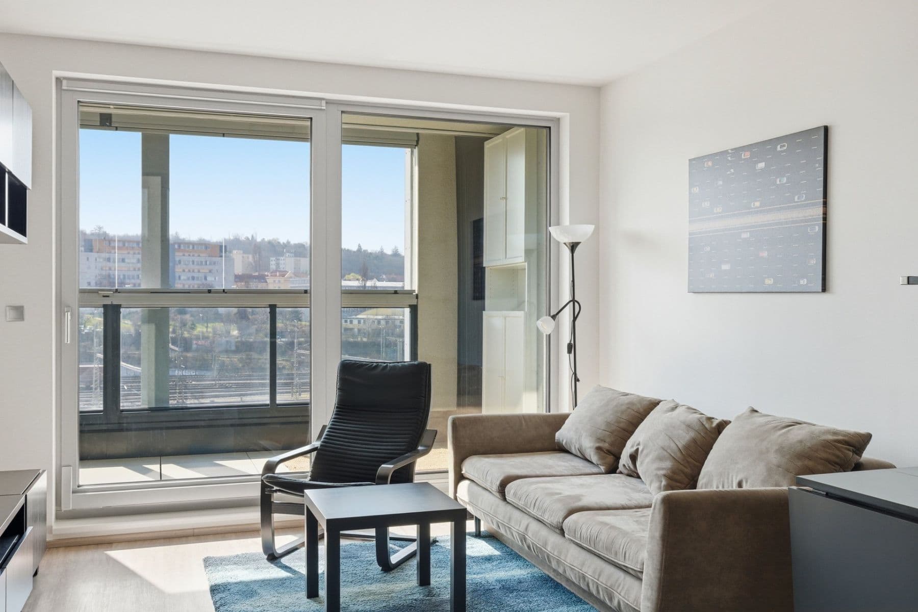 Pronájem bytu 1+kk 33 m², Českomoravská, Praha, Praha Pronájem bytu 1+kk 33 m², Českomoravská, Praha, Praha