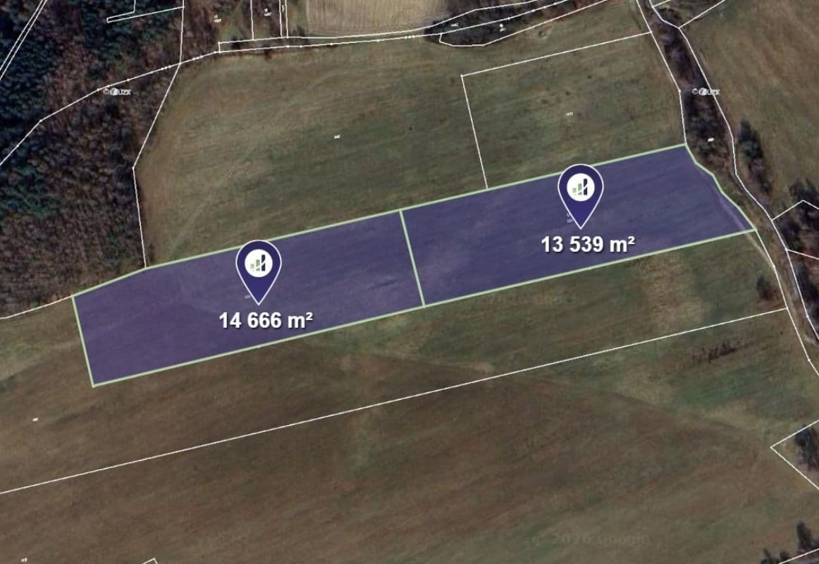 Prodej pozemku 18.996 m², Bynovec, Ústecký kraj Prodej pozemku 18.996 m², Bynovec, Ústecký kraj