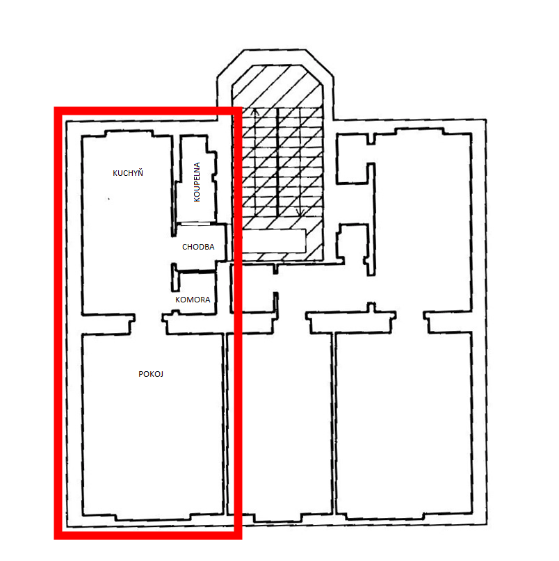 Pronájem bytu 1+1 47 m², U Balabenky, Praha, Praha Pronájem bytu 1+1 47 m², U Balabenky, Praha, Praha