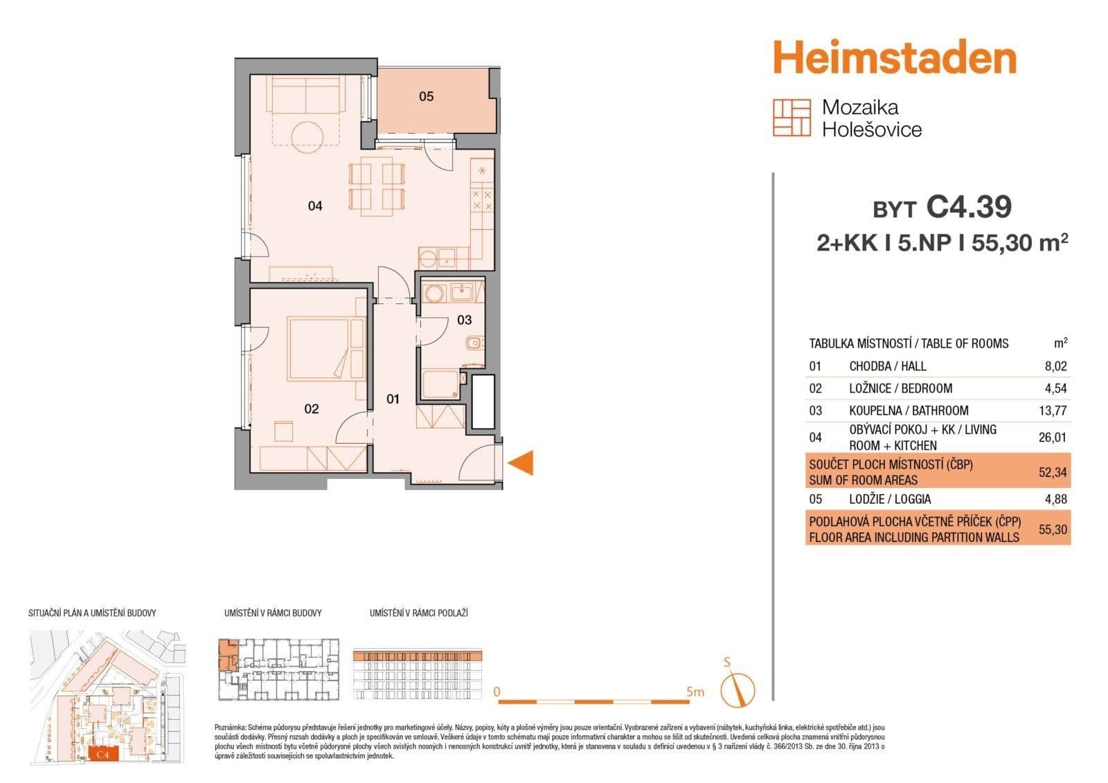 Pronájem bytu 2+kk 54 m², Vrbenského, Praha, Praha Pronájem bytu 2+kk 54 m², Vrbenského, Praha, Praha