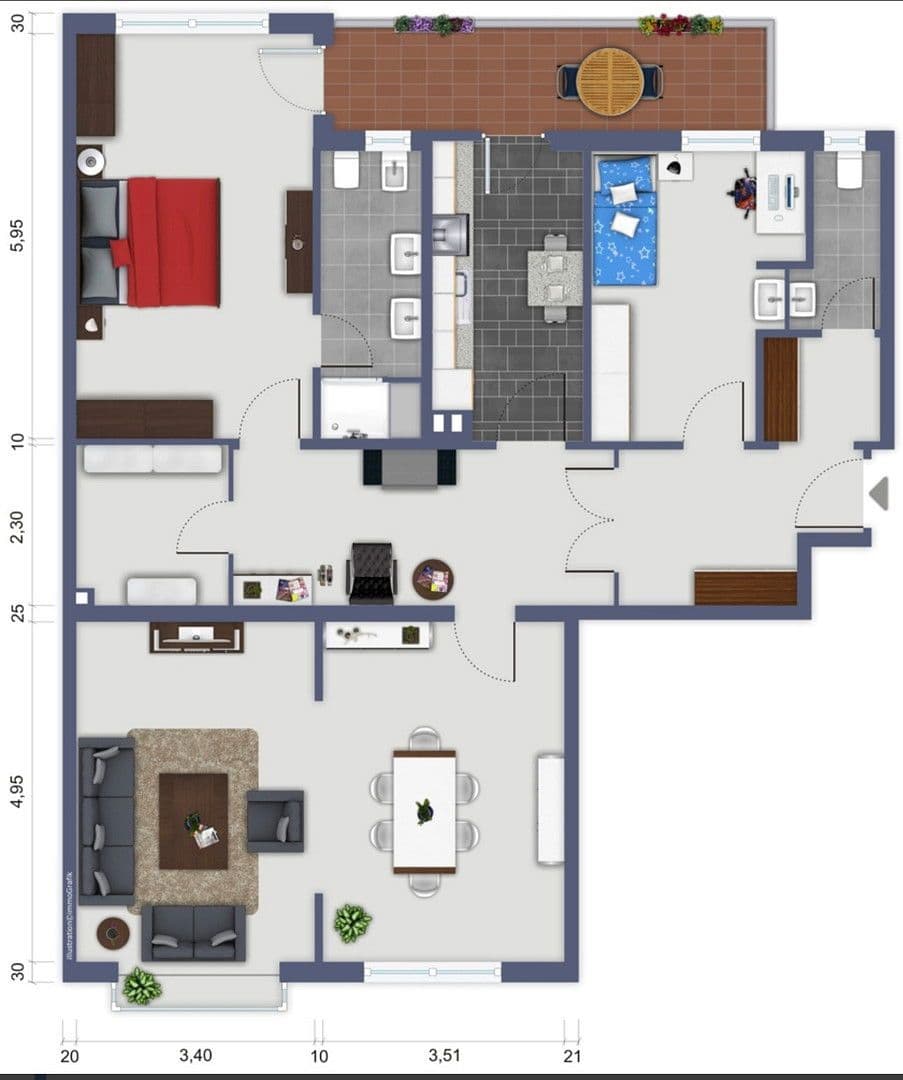 Pronájem bytu 4+1 112 m², Cracauer Straße 75, Krefeld, Severní Porýní-Vestfálsko Pronájem bytu 4+1 112 m², Cracauer Straße 75, Krefeld, Severní Porýní-Vestfálsko