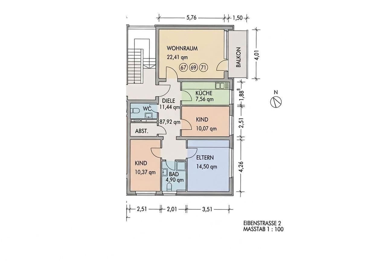 Prodej bytu 4+1 88 m², Eibenstr. 2, Düsseldorf, Severní Porýní-Vestfálsko Prodej bytu 4+1 88 m², Eibenstr. 2, Düsseldorf, Severní Porýní-Vestfálsko