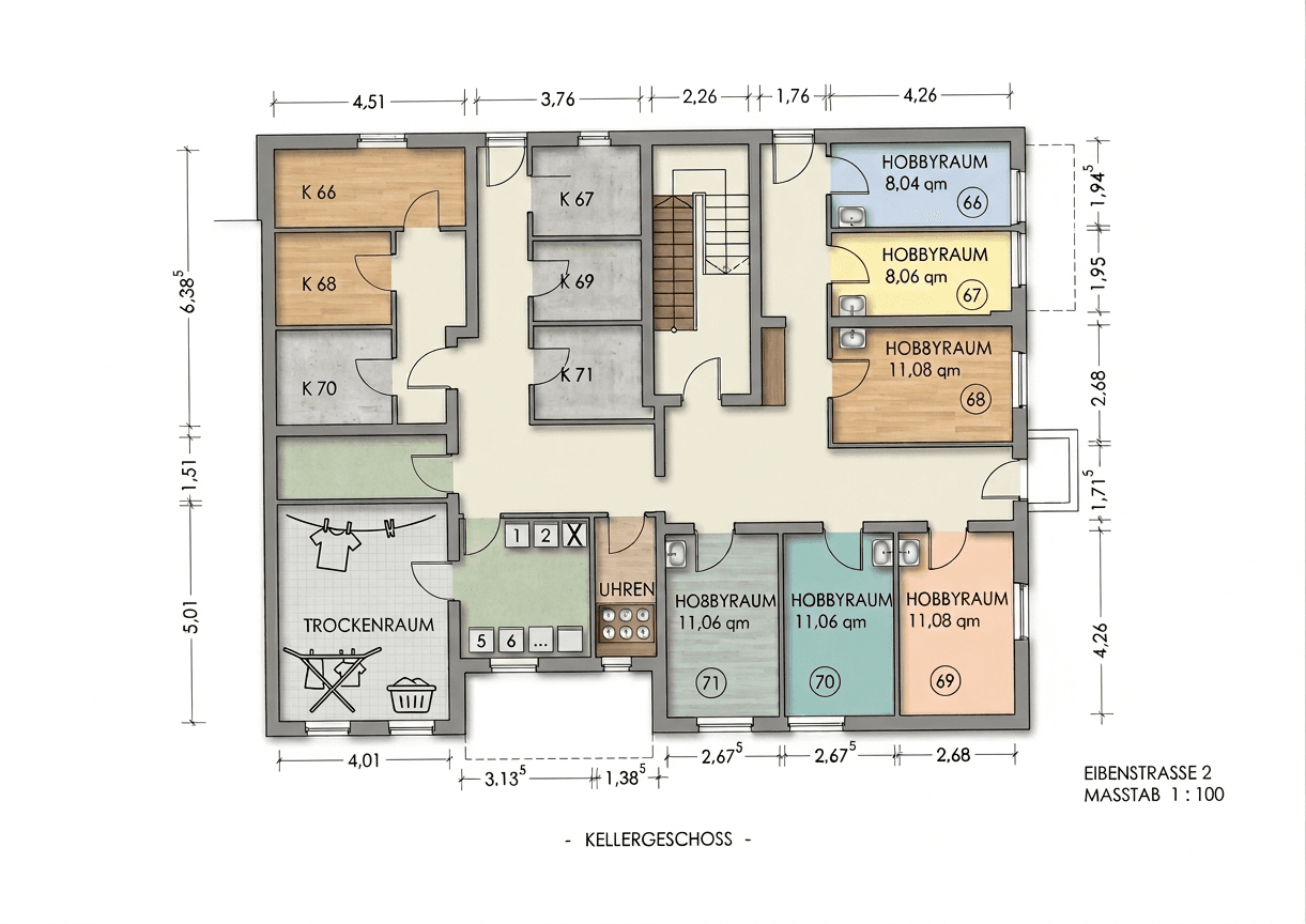 Prodej bytu 4+1 88 m², Eibenstr. 2, Düsseldorf, Severní Porýní-Vestfálsko Prodej bytu 4+1 88 m², Eibenstr. 2, Düsseldorf, Severní Porýní-Vestfálsko