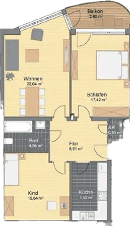 Prodej bytu 3+1 80 m², Hamburg, Hamburg Prodej bytu 3+1 80 m², Hamburg, Hamburg