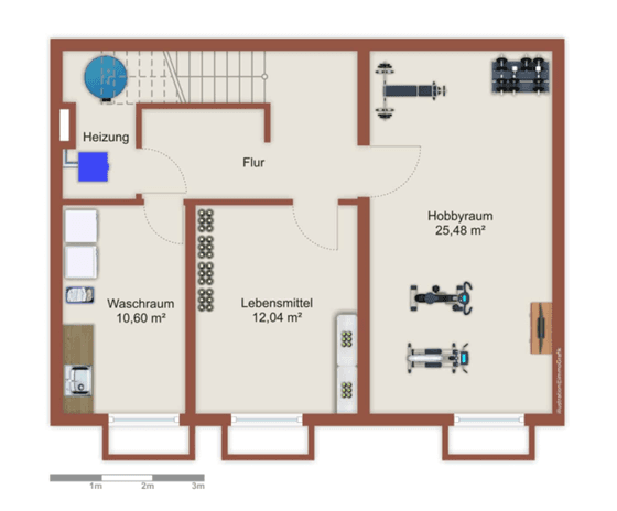 Pronájem bytu 2+1 55 m², Griesheim, Hessen Pronájem bytu 2+1 55 m², Griesheim, Hessen
