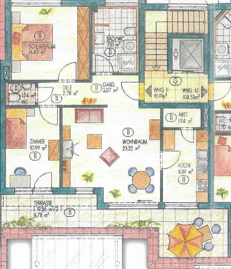 Prodej bytu 3+1 82 m², Bad Dürrheim, Bádensko-Württembersko Prodej bytu 3+1 82 m², Bad Dürrheim, Bádensko-Württembersko