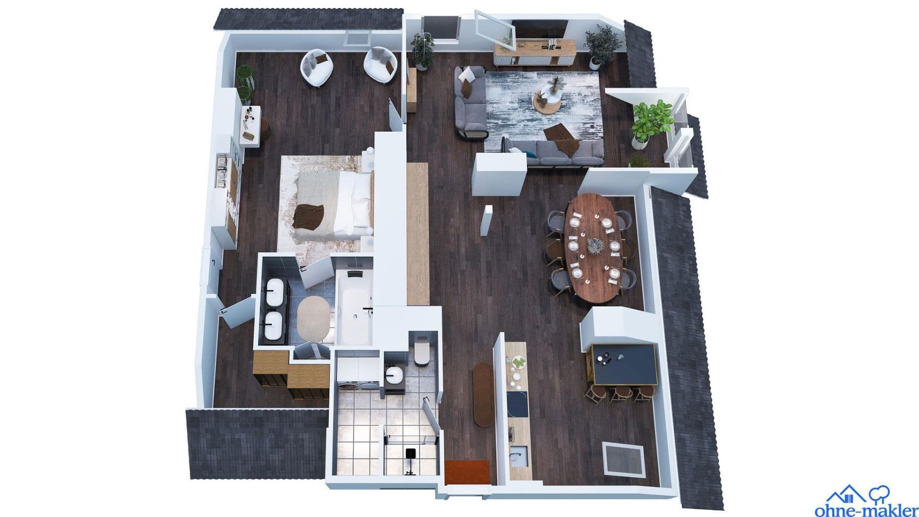 Pronájem bytu 2+1 82 m², Oberstraße 28, Mülheim an der Ruhr, Severní Porýní-Vestfálsko Pronájem bytu 2+1 82 m², Oberstraße 28, Mülheim an der Ruhr, Severní Porýní-Vestfálsko