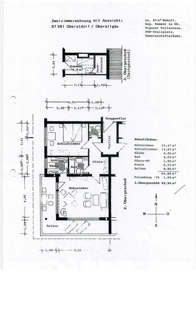 Prodej bytu 2+1 64 m², Oberstdorf, Bavorsko Prodej bytu 2+1 64 m², Oberstdorf, Bavorsko