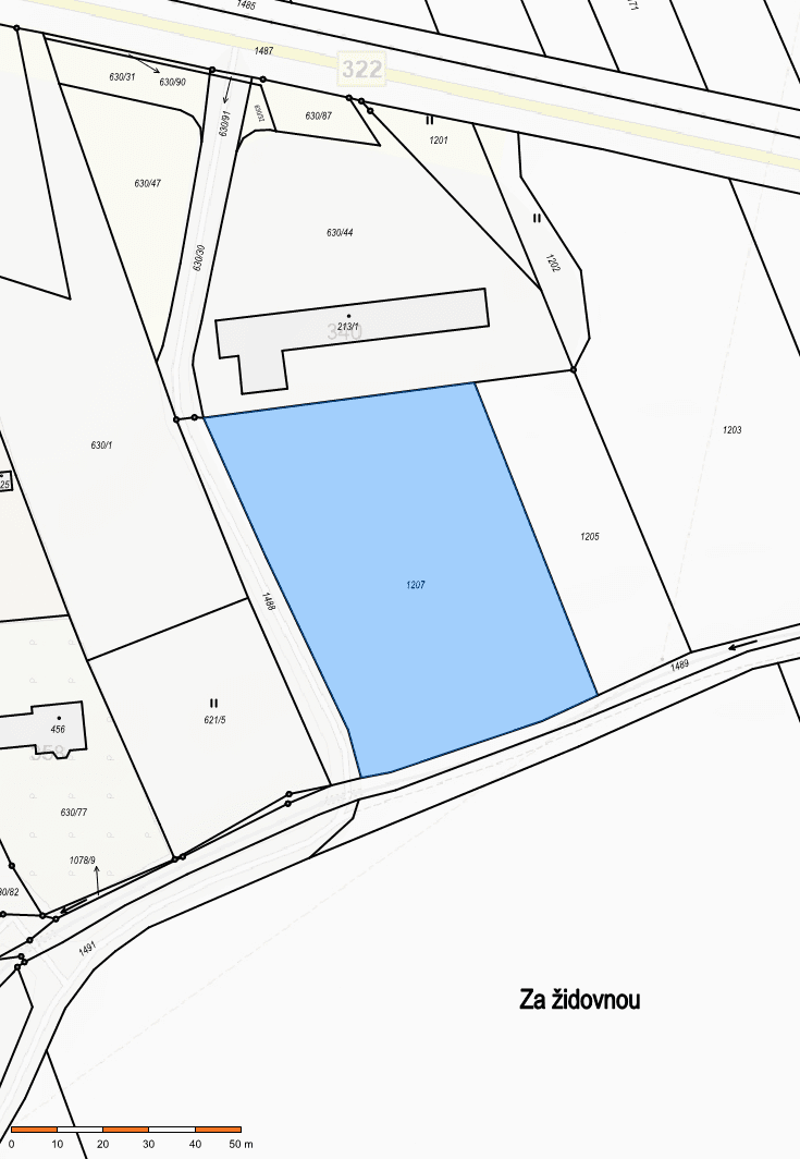 Prodej pozemku 4.409 m², Tři Dvory, Středočeský kraj Prodej pozemku 4.409 m², Tři Dvory, Středočeský kraj
