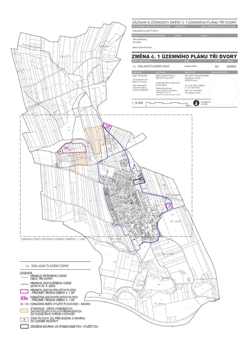 Prodej pozemku 4.409 m², Tři Dvory, Středočeský kraj Prodej pozemku 4.409 m², Tři Dvory, Středočeský kraj