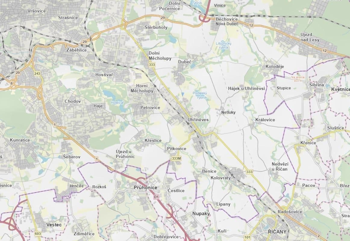 Prodej pozemku 9.655 m², Praha, Praha Prodej pozemku 9.655 m², Praha, Praha