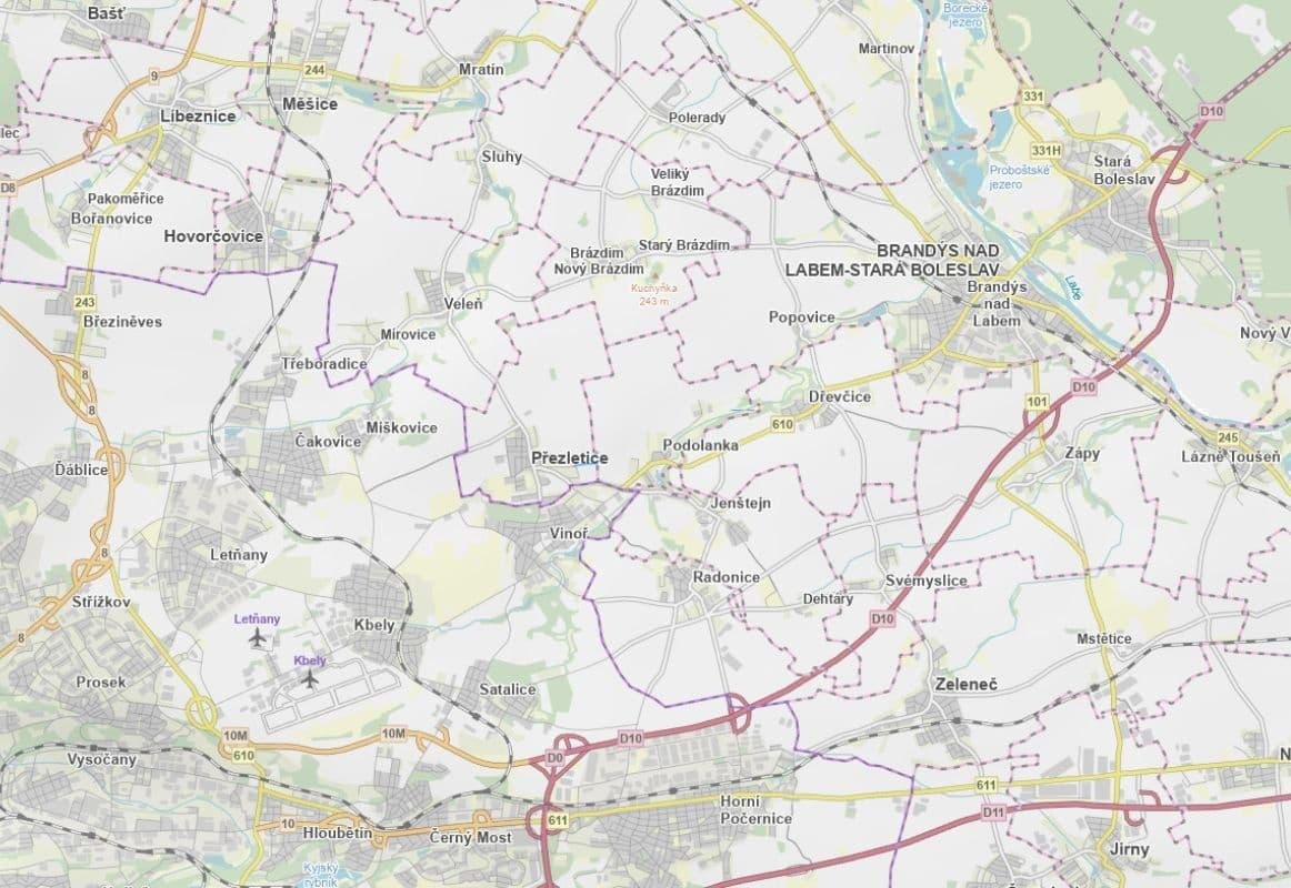 Prodej pozemku 3.597 m², Přezletice, Středočeský kraj Prodej pozemku 3.597 m², Přezletice, Středočeský kraj