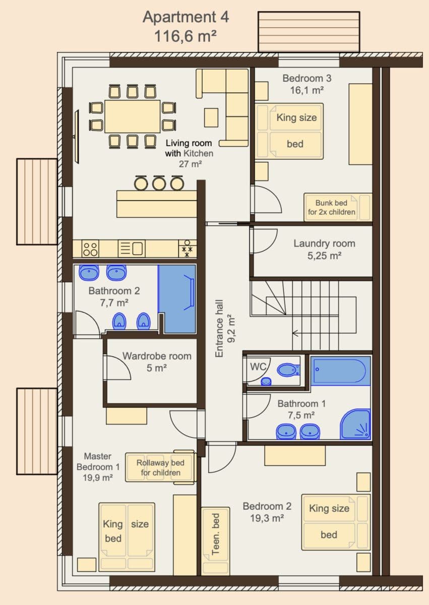 Pronájem bytu 109 m², Do Chuchle, Praha, Praha Pronájem bytu 109 m², Do Chuchle, Praha, Praha