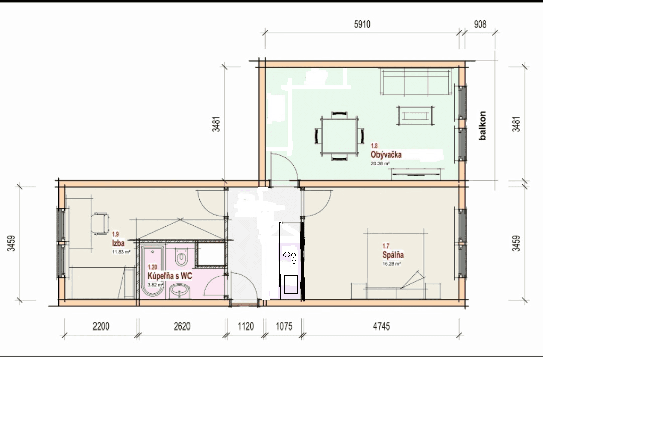 Prodej bytu 2+kk 66 m², Čmelíkova, Ružinov, Bratislavský kraj Prodej bytu 2+kk 66 m², Čmelíkova, Ružinov, Bratislavský kraj