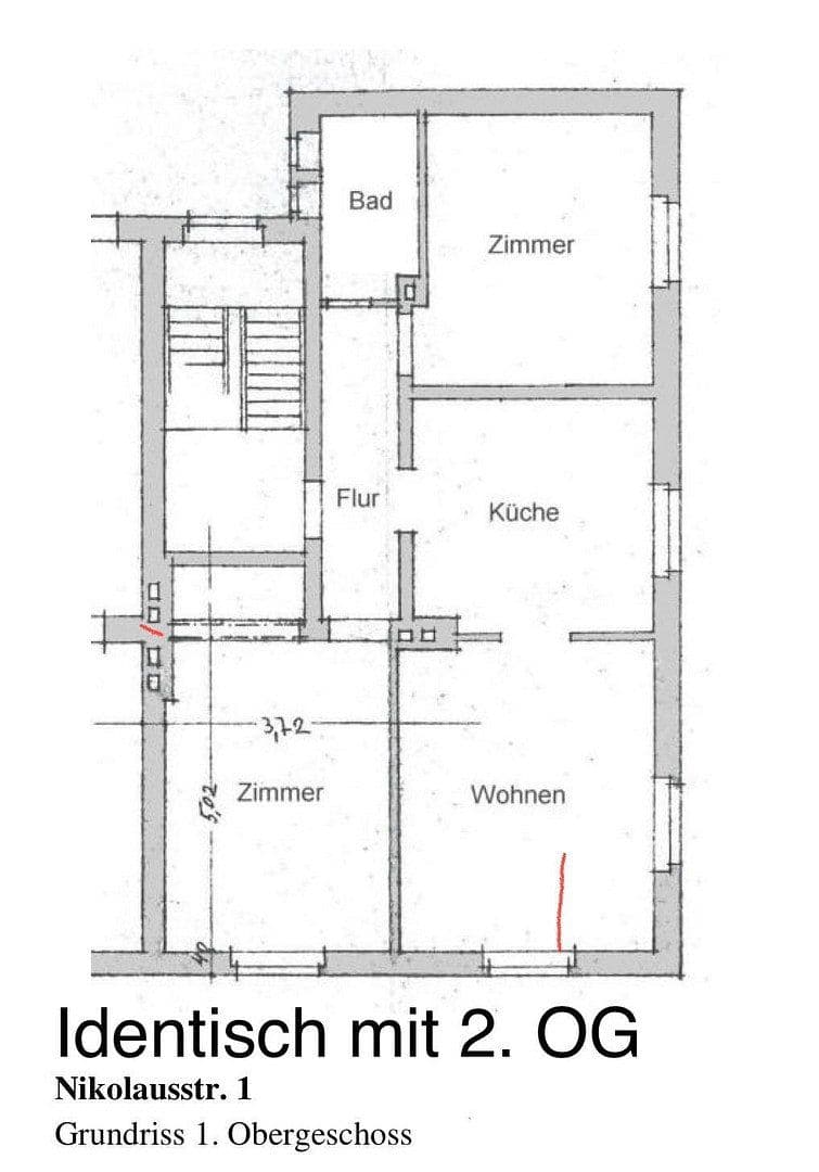 Prodej domu 221 m², pozemek 194 m², Nikolausstr. 1, Essen, Severní Porýní-Vestfálsko Prodej domu 221 m², pozemek 194 m², Nikolausstr. 1, Essen, Severní Porýní-Vestfálsko