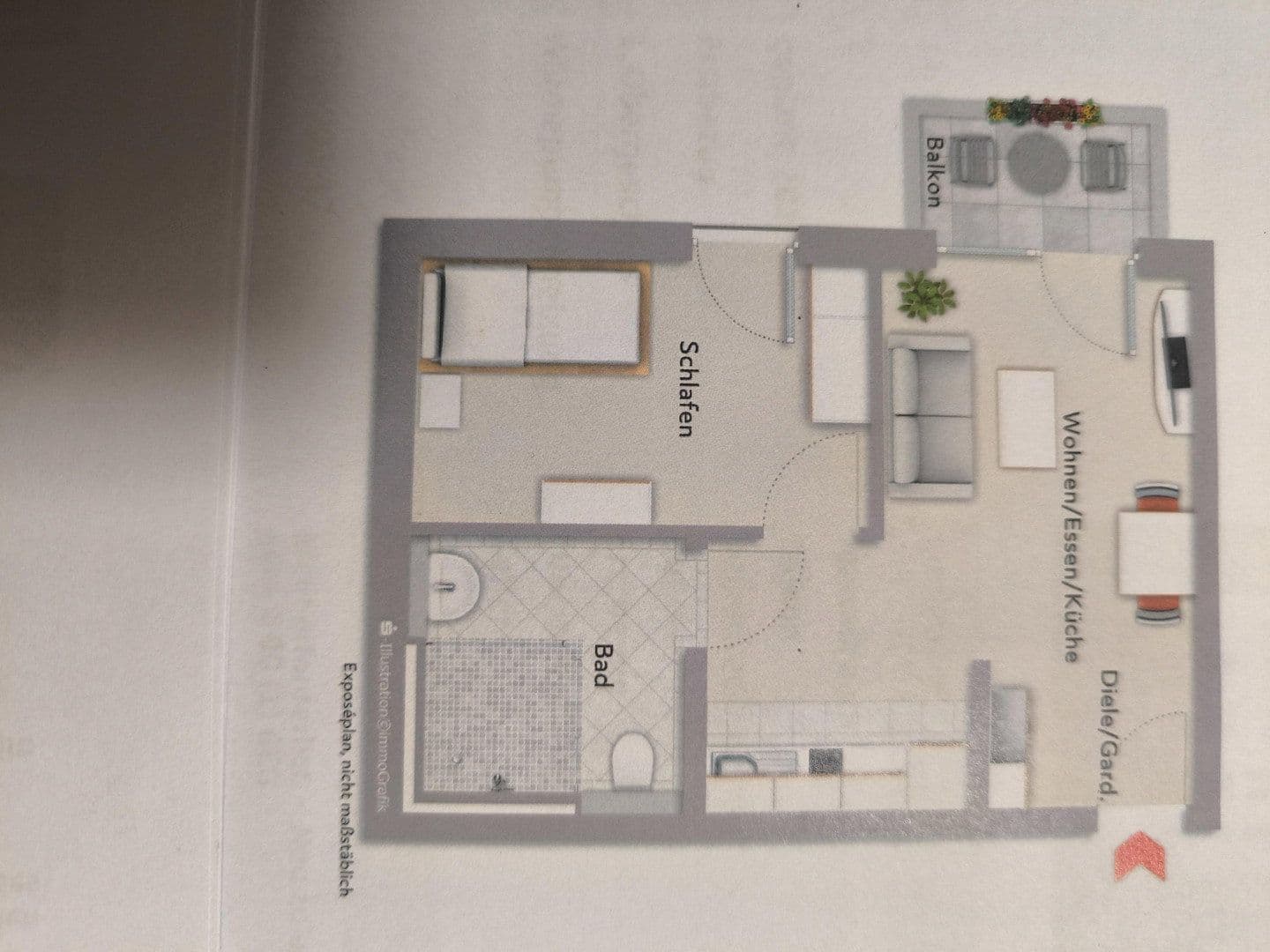 Pronájem bytu 2+1 44 m², Ludwigshafen/ Friesenheim, Porýní-Falc Pronájem bytu 2+1 44 m², Ludwigshafen/ Friesenheim, Porýní-Falc