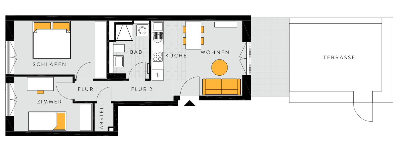 Pronájem bytu 3+1 66 m², Frankfurt am Main, Hessen Pronájem bytu 3+1 66 m², Frankfurt am Main, Hessen