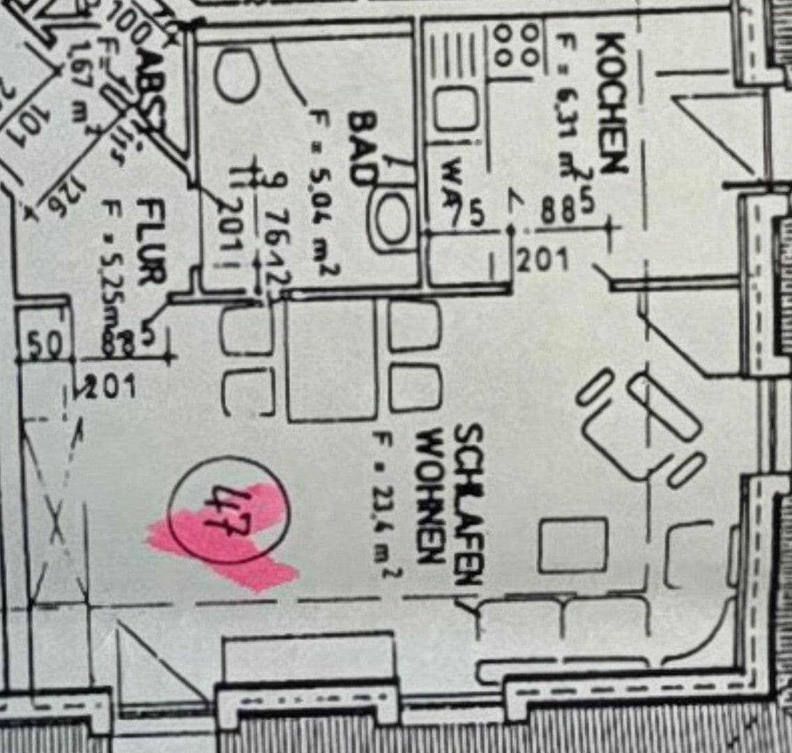 Pronájem bytu 1+1 42 m², Seminarist. 20d, Schneeberg, Sasko Pronájem bytu 1+1 42 m², Seminarist. 20d, Schneeberg, Sasko