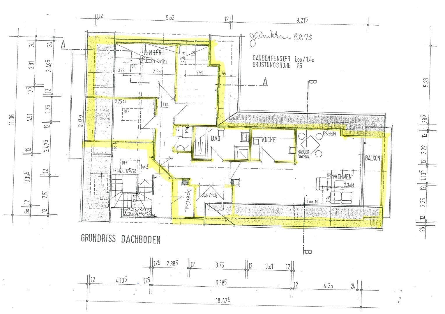 Pronájem bytu 4+1 91 m², Westerwaldstraße 5, Limburg an der Lahn, Hessen Pronájem bytu 4+1 91 m², Westerwaldstraße 5, Limburg an der Lahn, Hessen