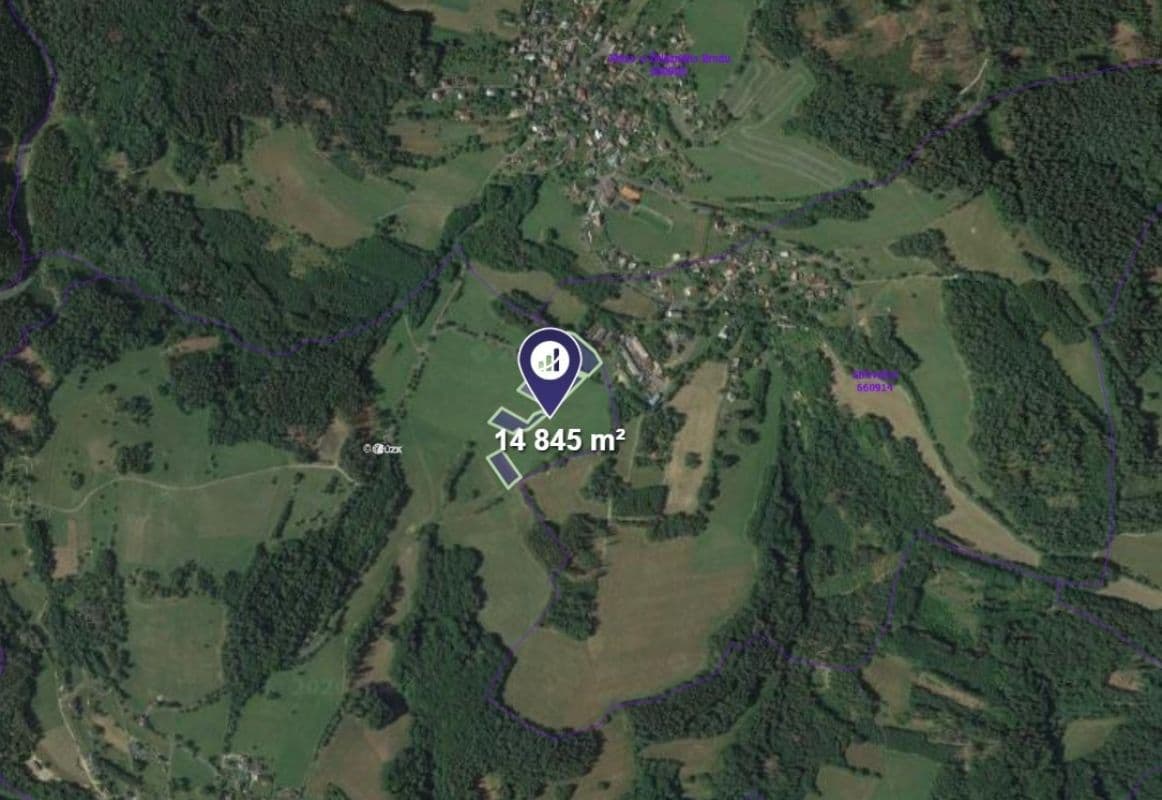 Prodej pozemku 2.474 m², Železný Brod, Liberecký kraj Prodej pozemku 2.474 m², Železný Brod, Liberecký kraj
