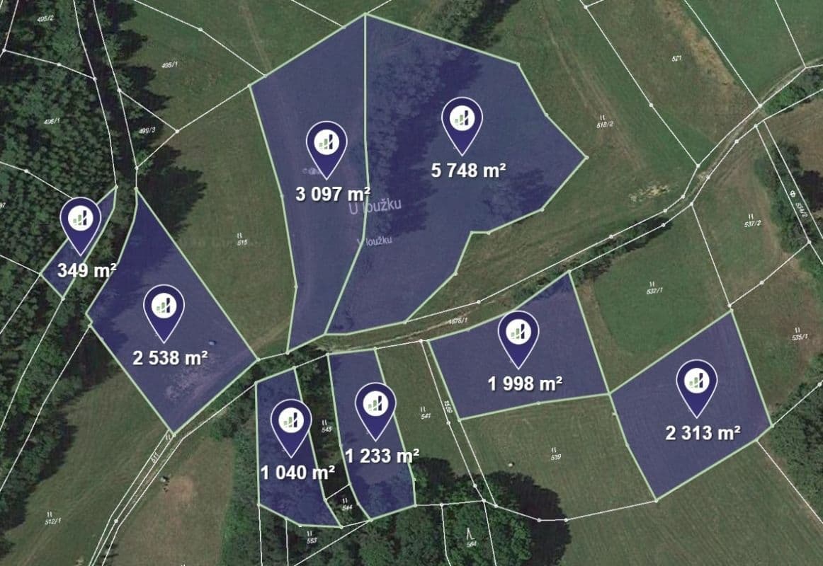 Prodej pozemku 3.053 m², Železný Brod, Liberecký kraj Prodej pozemku 3.053 m², Železný Brod, Liberecký kraj