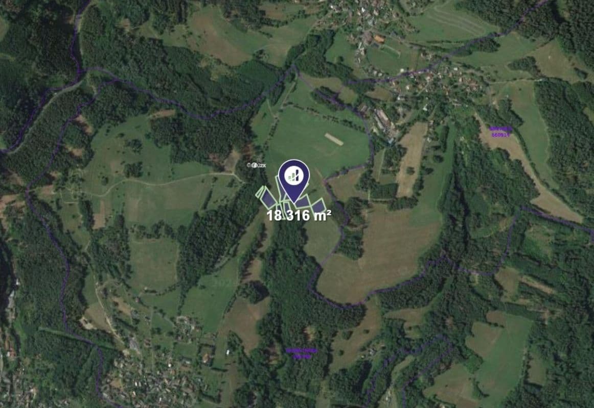 Prodej pozemku 3.053 m², Železný Brod, Liberecký kraj Prodej pozemku 3.053 m², Železný Brod, Liberecký kraj