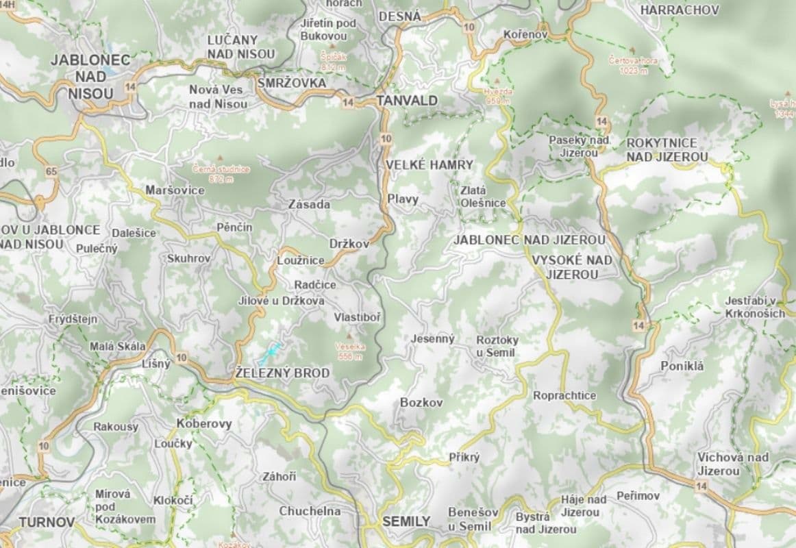 Prodej pozemku 4.014 m², Železný Brod, Liberecký kraj Prodej pozemku 4.014 m², Železný Brod, Liberecký kraj