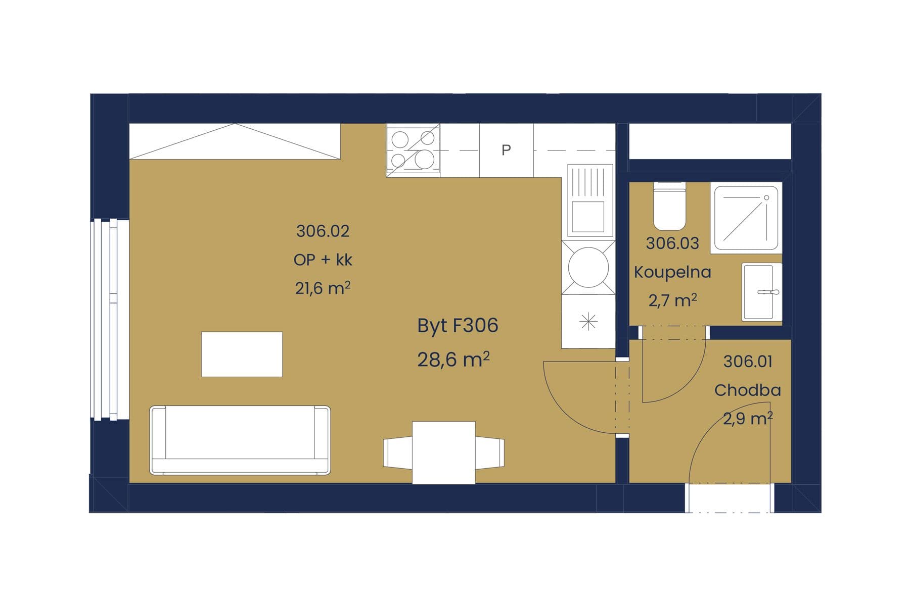 Prodej bytu 1+kk 28 m², Huťská, Kladno, Středočeský kraj Prodej bytu 1+kk 28 m², Huťská, Kladno, Středočeský kraj